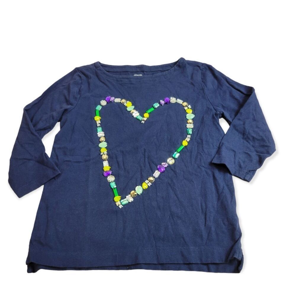 Crewcuts beaded heart shirt 10